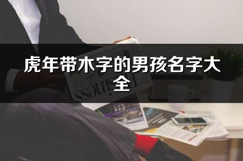 虎年帶木字的男孩名字大全