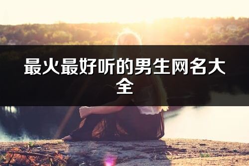 最火最好聽的男生網名大全(285個)