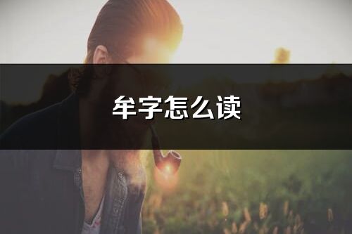牟字怎么讀_牟的讀音