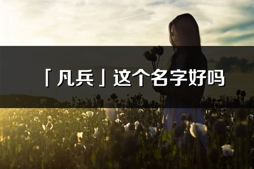 「凡兵」這個名字好嗎_凡兵名字寓意,含義