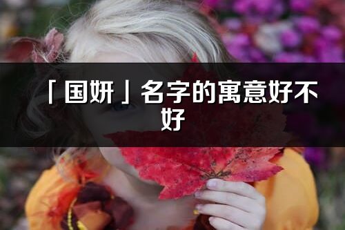 「國(guó)妍」名字的寓意好不好_國(guó)妍含義分析