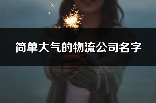 簡單大氣的物流公司名字