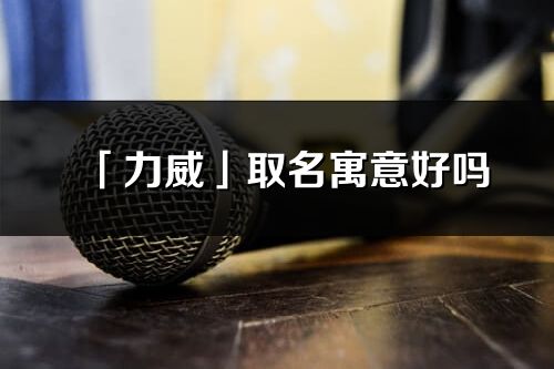 「力威」取名寓意好嗎_力威名字含義及寓意