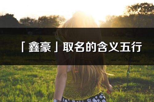 「鑫豪」取名的含義五行_鑫豪名字寓意解釋