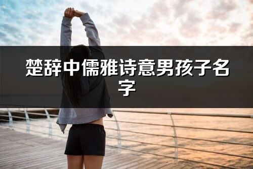 楚辭中儒雅詩意男孩子名字