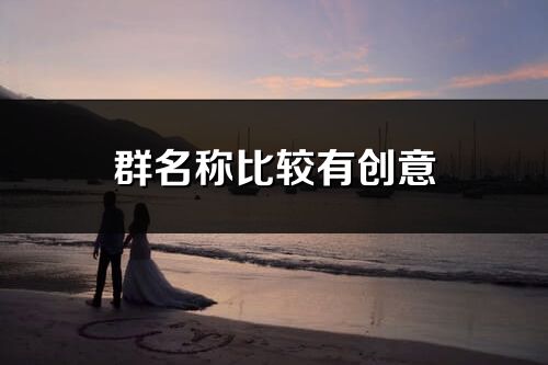 群名稱比較有創(chuàng)意(134個(gè))