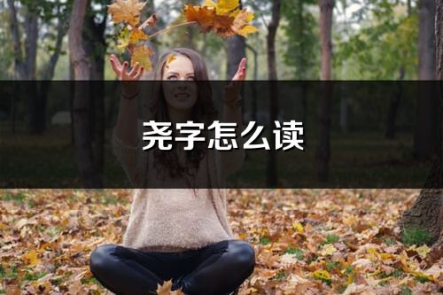 堯字怎么讀_堯的讀音