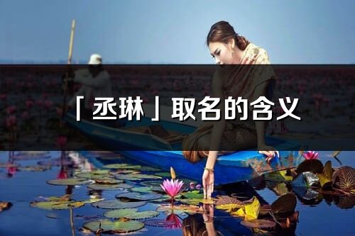 「丞琳」取名的含義_丞琳名字寓意解釋