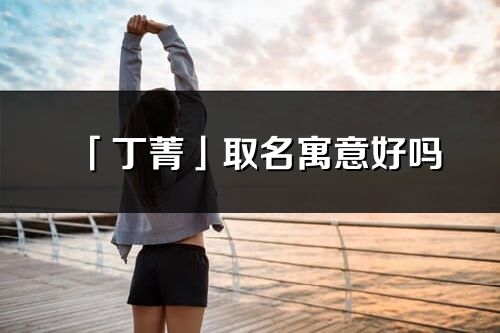「丁菁」取名寓意好嗎_丁菁名字含義及五行