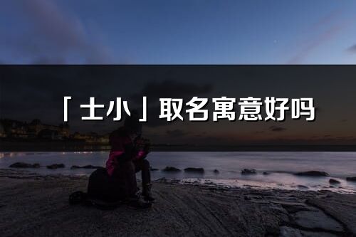 「士小」取名寓意好嗎_士小名字含義及五行