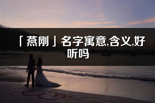 「燕剛」名字寓意,含義,好聽嗎_燕剛名字分析打分