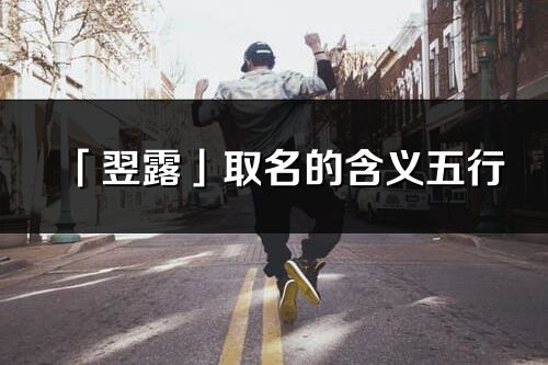 「翌露」取名的含義五行_翌露名字寓意解釋