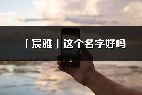 「宸雅」這個名字好嗎_宸雅名字寓意,含義
