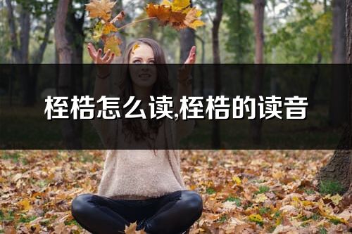 桎梏怎么讀,桎梏的讀音