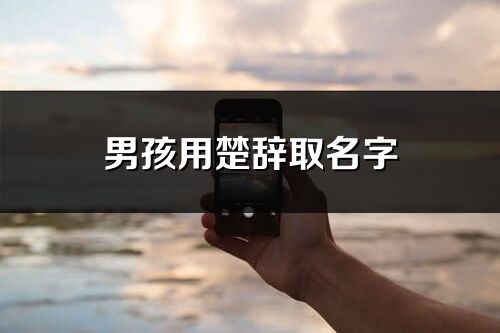 男孩用楚辭取名字