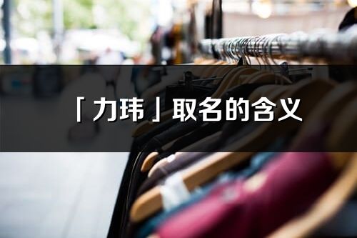 「力瑋」取名的含義_力瑋名字寓意解釋