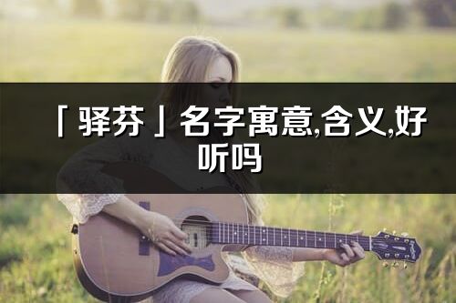 「驛芬」名字寓意,含義,好聽嗎_驛芬名字分析打分