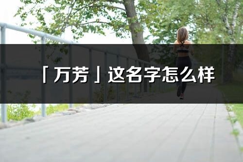 「萬芳」這名字怎么樣_萬芳的名字解釋