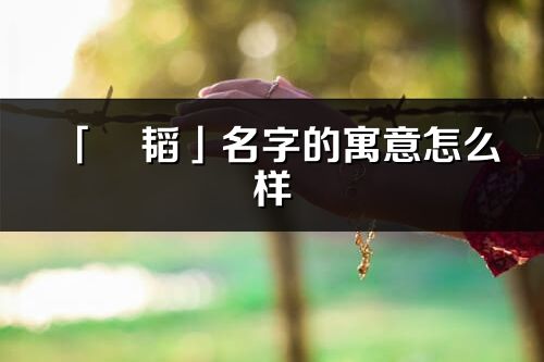 「玥韜」名字的寓意怎么樣_玥韜的出處
