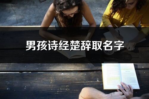 男孩詩經楚辭取名字