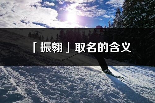 「振翱」取名的含義_振翱名字寓意解釋