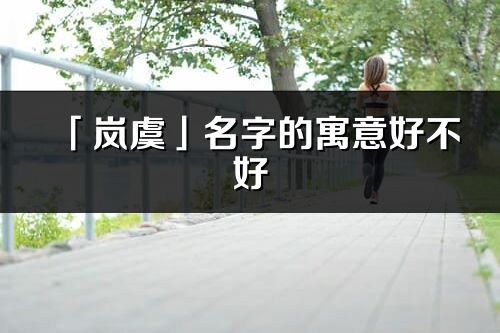 「嵐虞」名字的寓意好不好_嵐虞含義分析