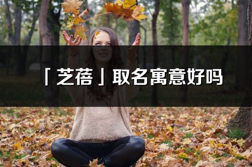 「芝蓓」取名寓意好嗎_芝蓓名字含義及五行