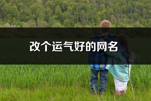改個(gè)運(yùn)氣好的網(wǎng)名 (優(yōu)選198個(gè))