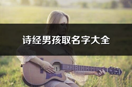 詩經男孩取名字大全