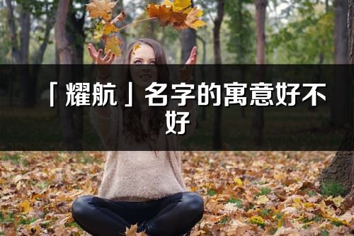 「耀航」名字的寓意好不好_耀航含義分析