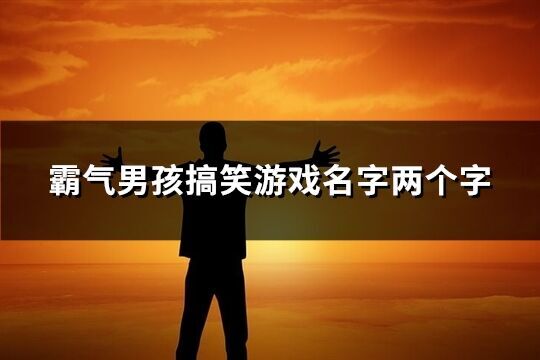 霸氣男孩搞笑游戲名字兩個字(精選552個)