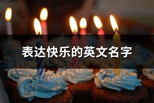 表達(dá)快樂的英文名字(精選83個(gè))