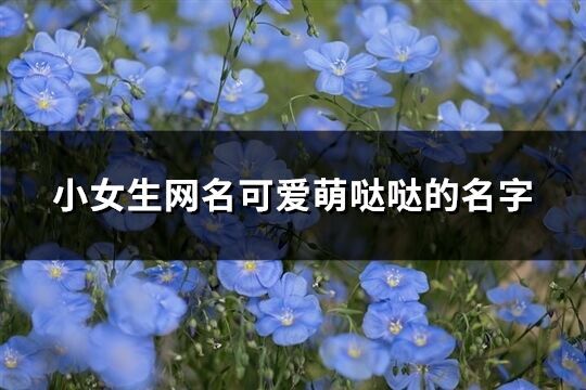 小女生網名可愛萌噠噠的名字(優選343個)