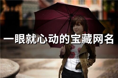 一眼就心動的寶藏網名 第一眼就心動的網名