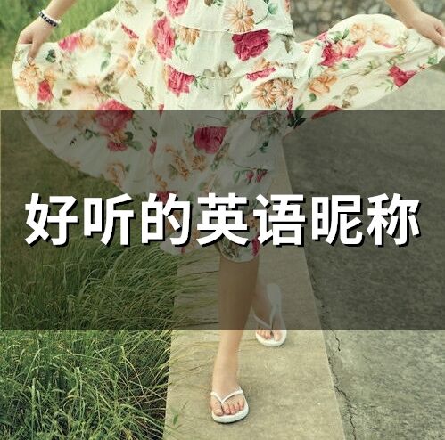 好聽的英語昵稱(77個)