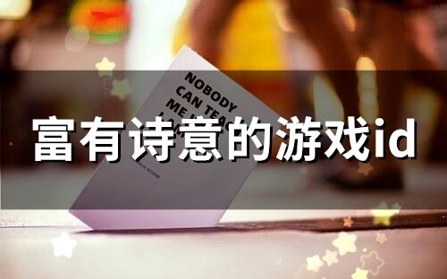 富有詩意的游戲id(精選91個)