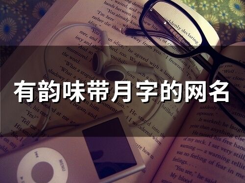 有韻味帶月字的網名(精選90個)