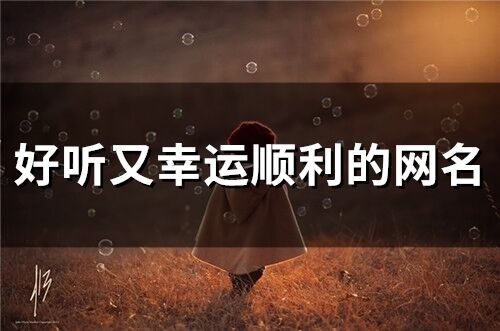 好聽又幸運順利的網(wǎng)名(精選90個)