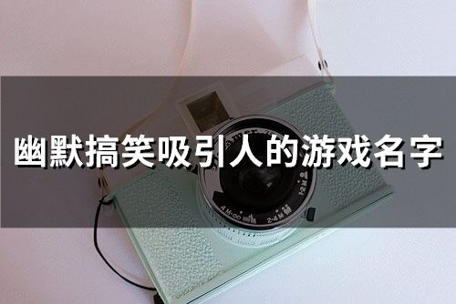 幽默搞笑吸引人的游戲名字(180個)