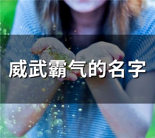 威武霸氣的名字(110個)