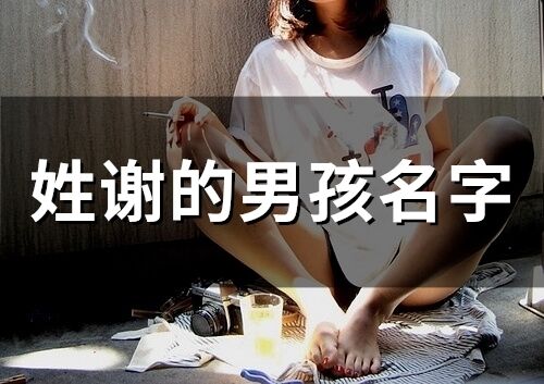 姓謝的男孩名字(27個)