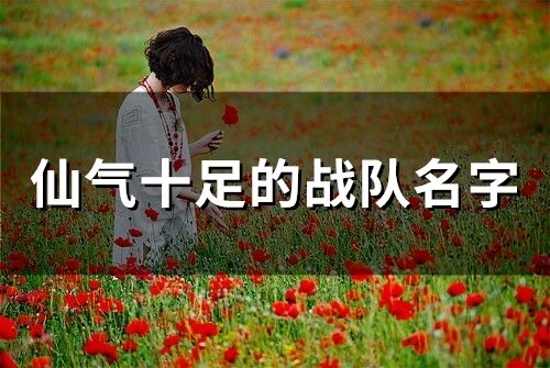 仙氣十足的戰(zhàn)隊(duì)名字(精選73個(gè))
