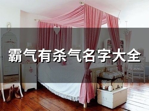 霸氣有殺氣名字大全(150個(gè))