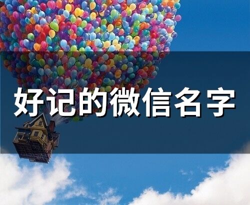 好記的微信名字(精選275個)