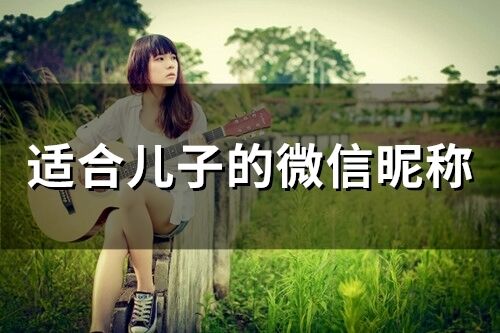 適合兒子的微信昵稱(109個)
