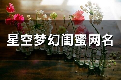 星空夢(mèng)幻閨蜜網(wǎng)名