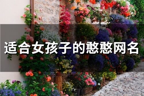 適合女孩子的憨憨網名