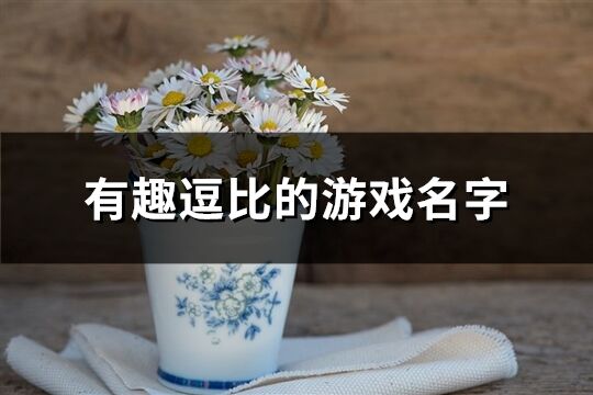 有趣逗比的游戲名字(共314個)
