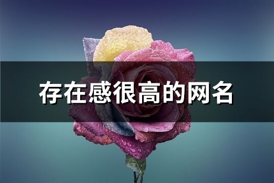 存在感很高的網名(優選46個)