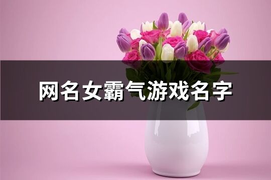 網名女霸氣游戲名字(優選165個)